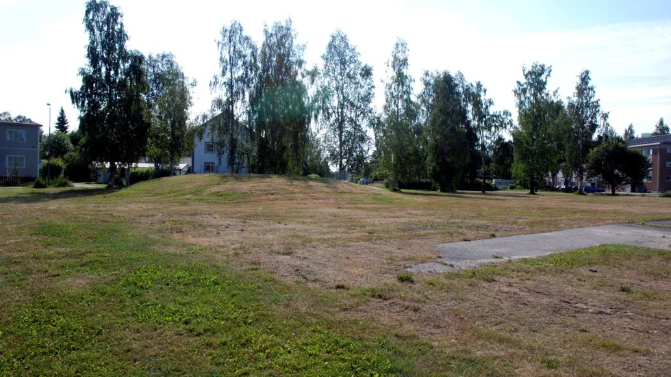 Mark. På Soldatgatan vid Järnvägsgränd kan moskén byggas om detaljplanen går igenom i Kommunfullmäktige.    Foto: Josephine Lindgren