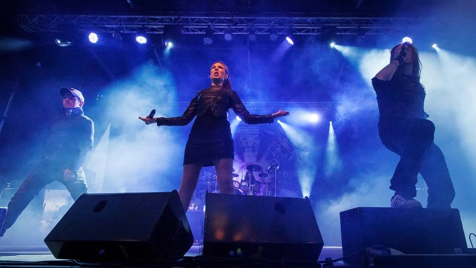 Amaranthe bjöd på en unik blandning.