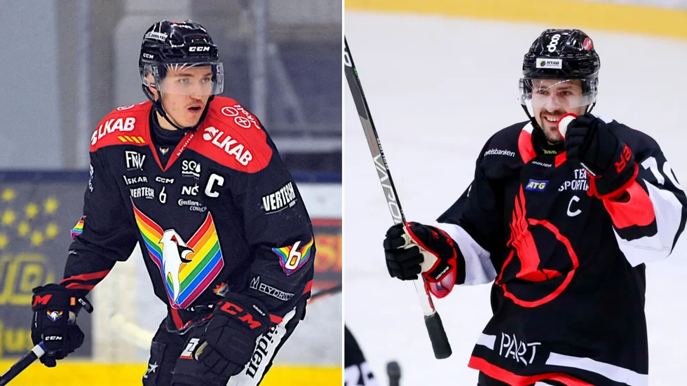 Simon Thyni, Kiruna IF, och Johan Pettersson, Kalix Hockey, är redo att göra upp om den sista platsen i Allettan.
