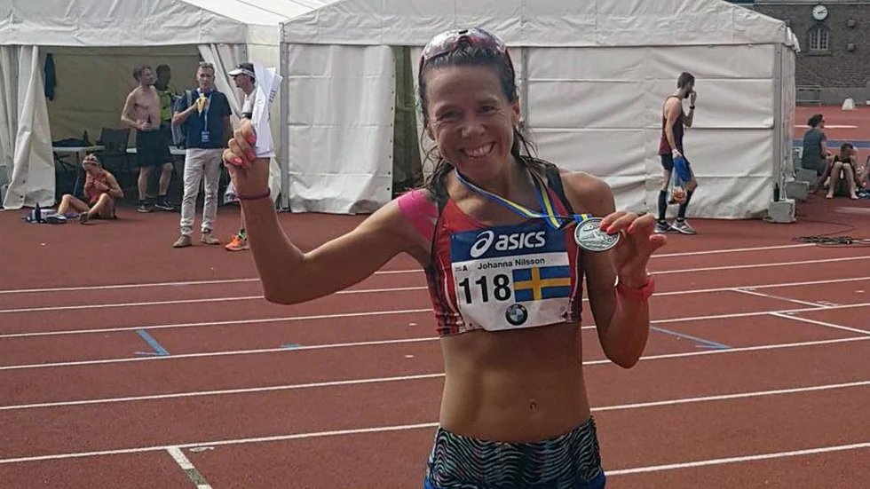 Johanna Nilsson kände sig, i motsats till många andra, pigg efter Stockholm marathon. "Jag tror faktiskt jag ska springa Vårruset på måndag", säger hon.
