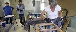 Fönsterrenovering i Rosersbergs slott