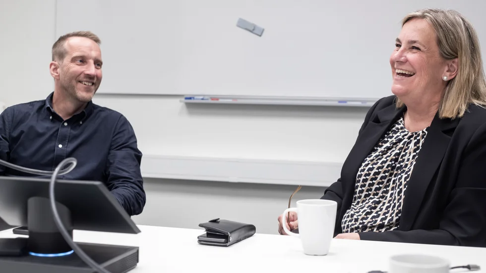 Christian Krichau, vd, och Monica Ljung, koncernekonomichef, berättar om förvärvet som kommer stärka Arla Plast-koncernen.