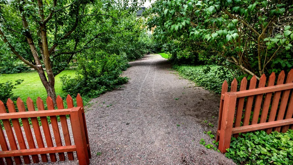Lummigt. Skytteanska trädgården, med rötter i 1600-talet, ligger i centrala Uppsala.