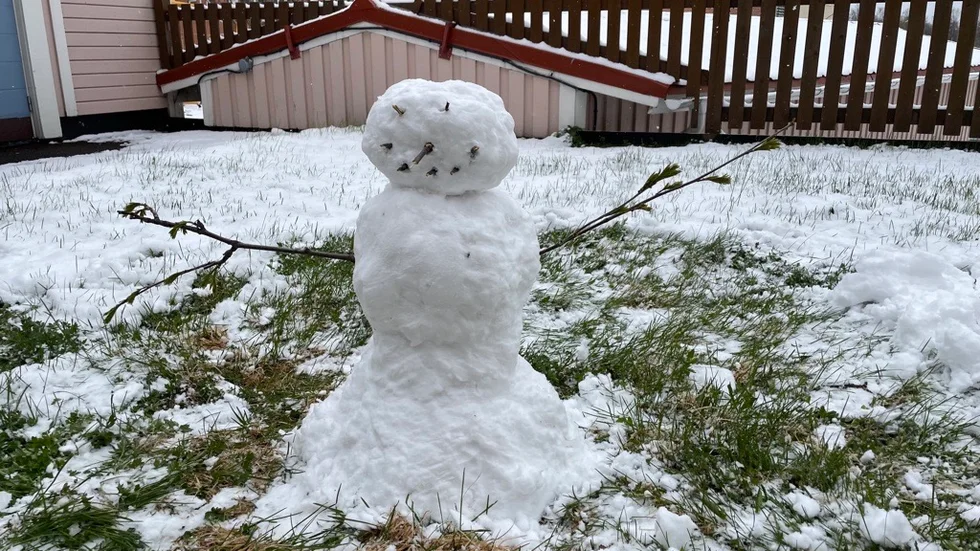 Den som hoppats på liggande snö får vänta. Prognosen visar på snöblandat regn och plusgrader.