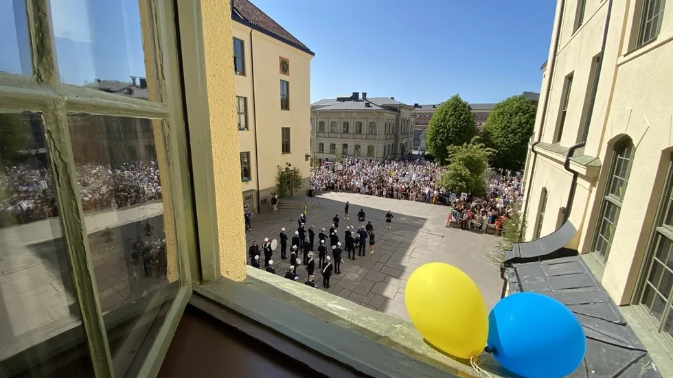 I väntan på utspring på S:t Eskil.
