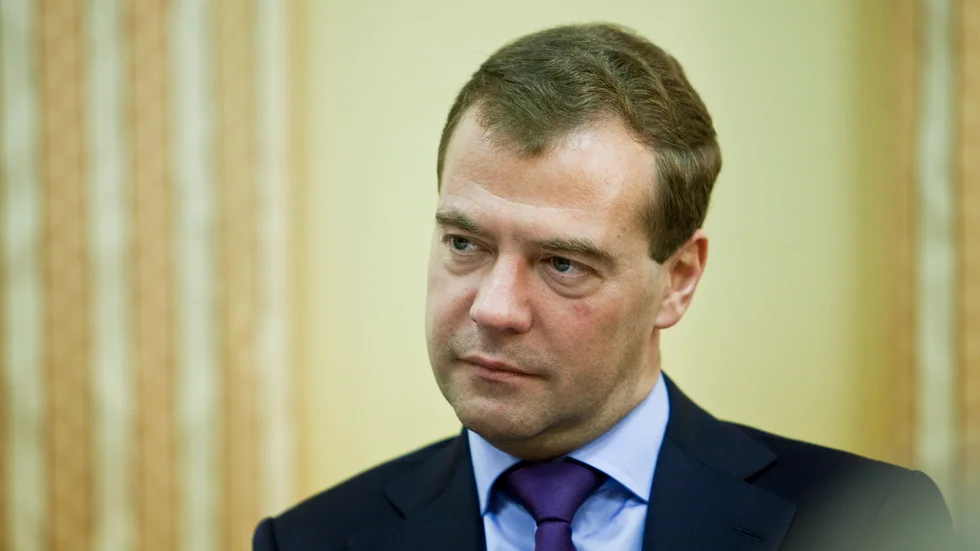Rysslands tidigare president och premiärminister Dmitrij Medvedev. Arkivbild.
