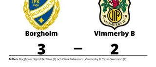 Tuff match slutade med förlust för Vimmerby B mot Borgholm
