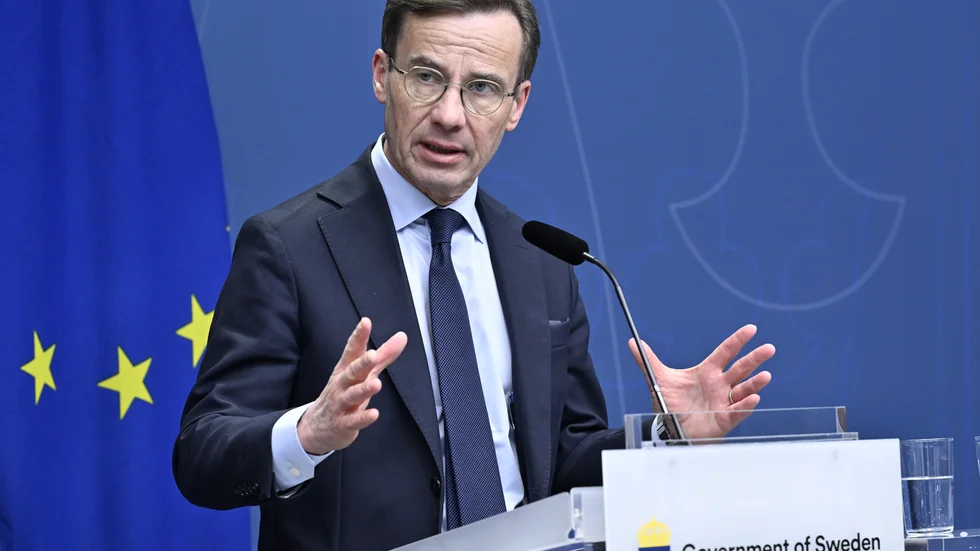 Sverige står redo att evakuera ambassadpersonal från Sudan, så snart det är möjligt, säger statsminister Ulf Kristersson. Arkivbild.