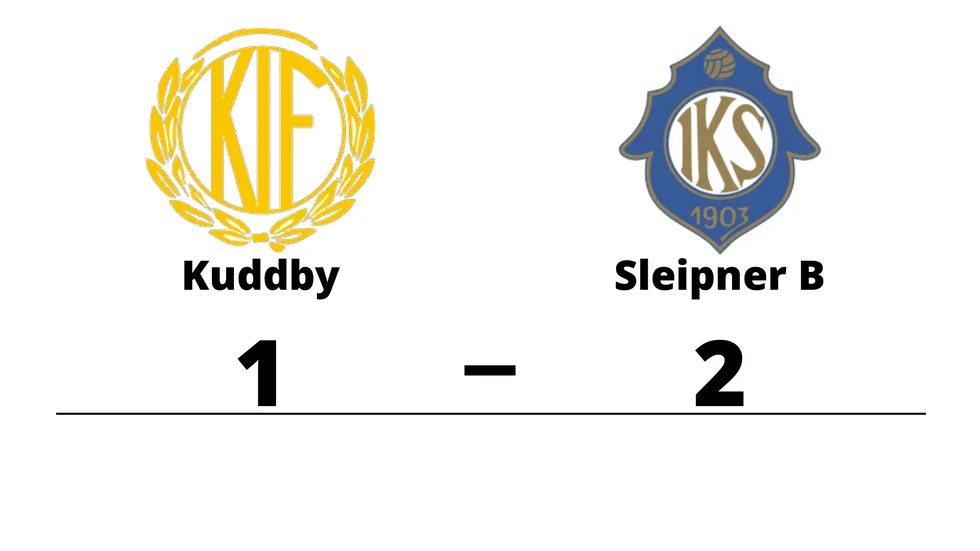 Kuddby IF förlorade mot IK Sleipner B