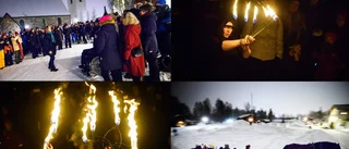 Eldig fest i Kyrkbyn