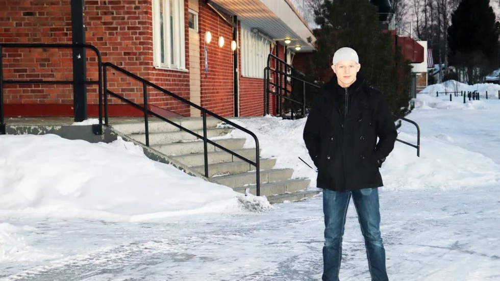 Tobias Harila bor och tränar i Västerås men har nyligen varit hemma i Luleå och Gammelstad på semester. "Jag har kört skoter och sådant man inte kan göra annars".