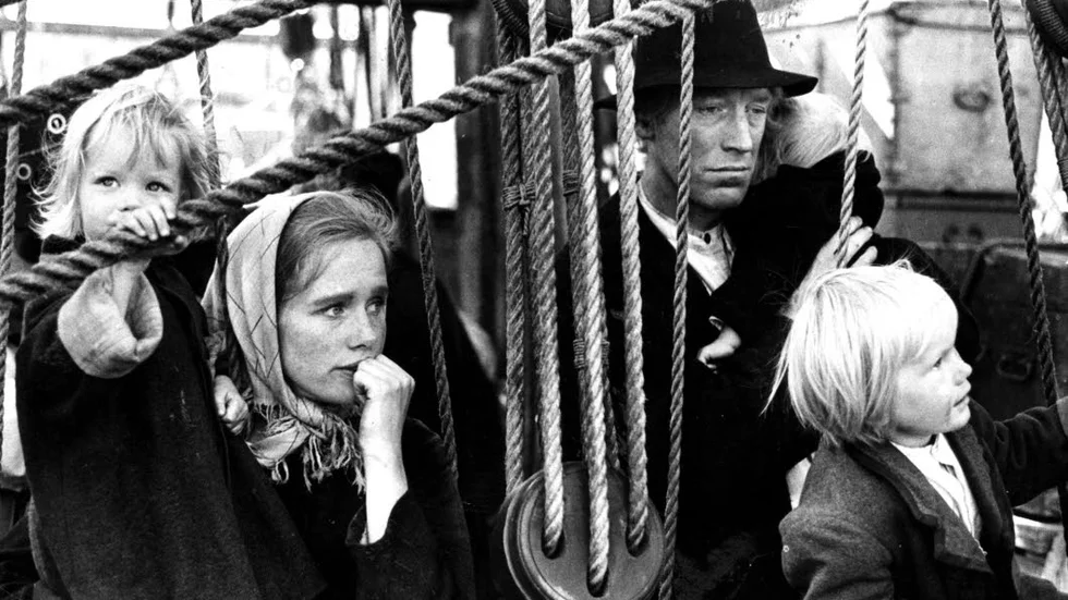 Filmen ”Utvandrarna” från 1971 skildrar emigrationen från Sverige till USA i mitten av 1800-talet.