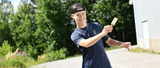 14-åringen åker sju mil till Piteå för träning