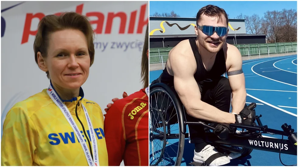 Malin Forsell och Jonathan Thorsell är Enköpings representanter under Friidrotts-SM i Söderhamn 28-30 juli.