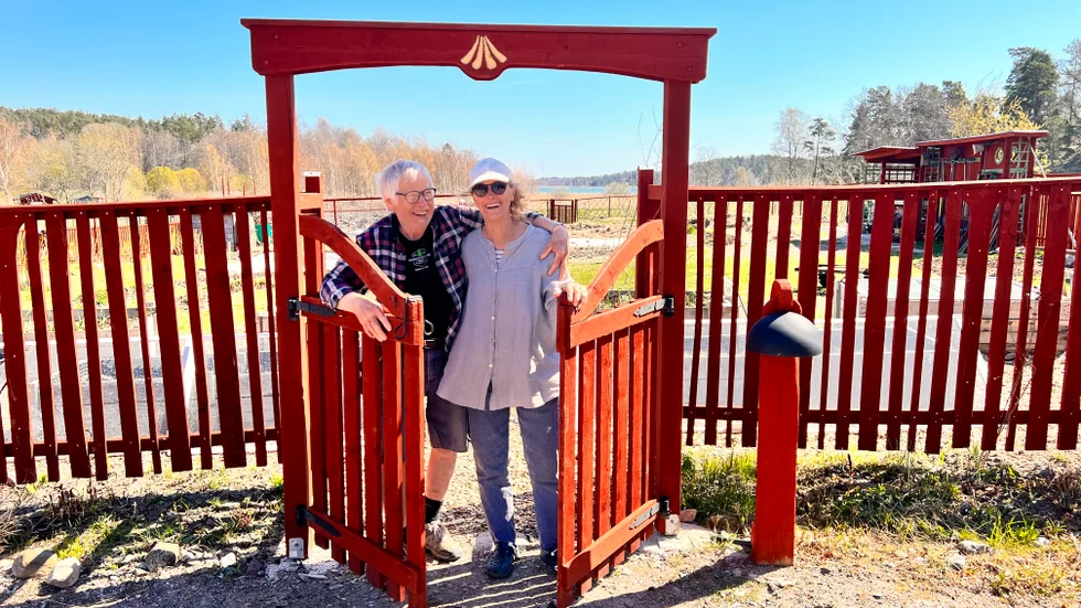 "Vi är jätteglada över priset" säger Anders Lidstrand och Annika Ekström Stockman på Lagnö bo.