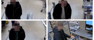 BILDBEVISEN: 22-åring slog till fem gånger mot Ikea 