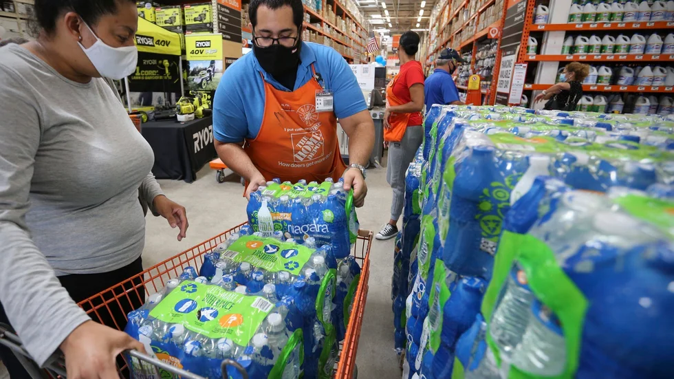 En butik Miami tillhörandes Home Depot. Arkivbild.