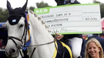 Helena Persson och Classic H tog hem förstapriset på 180 000 kronor i Falsterbo.
