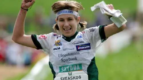 Jenny Johansson, Ulricehamns OK, vann supereliten för damer. Här från dagens O-ringen etapp 5 i Lindome. Bild: BJÖRN LARSSON ROSVALL/PRESSENS BILD