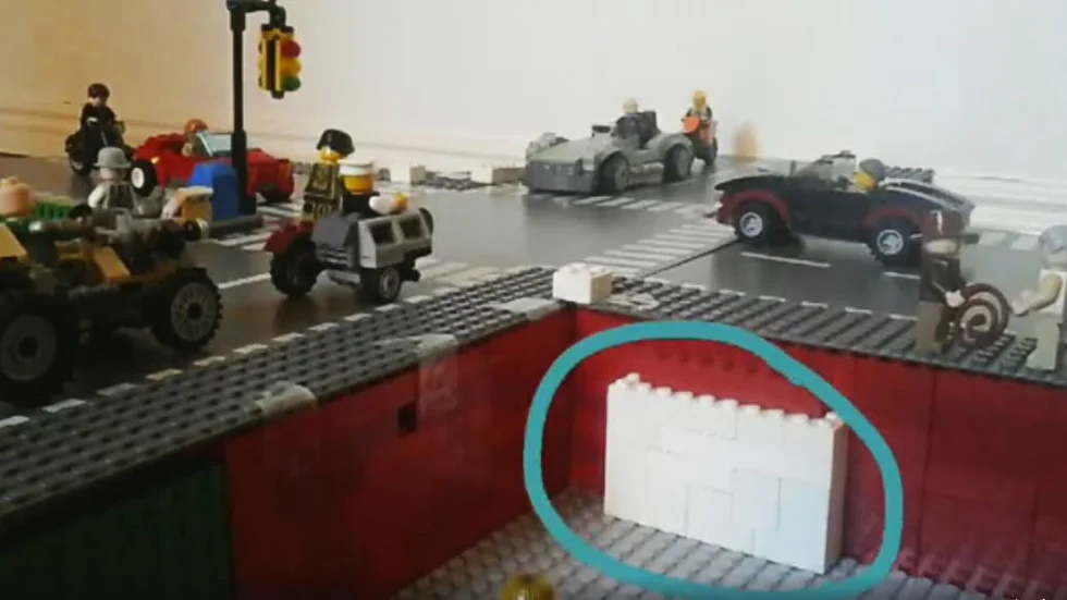 Skärmdump från filmen "Bevara tunneln under Fyrislundsgatan", av Axel Gustafsson.