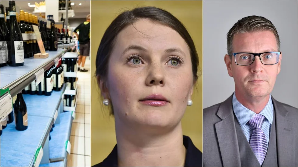 Ida Karkiainen (S) och Mattias Karlsson (M).