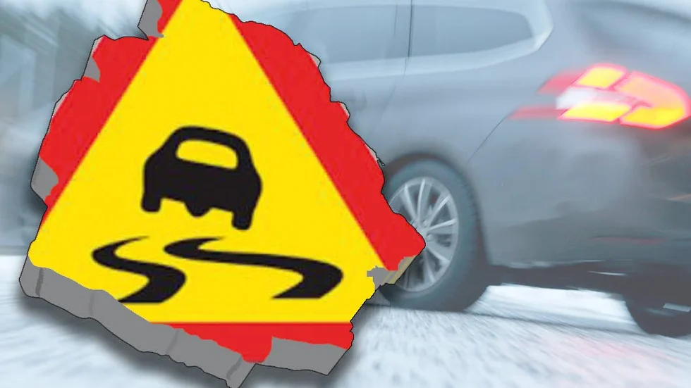 Det är risk för halka i samband med underkylt regn på onsdagen.