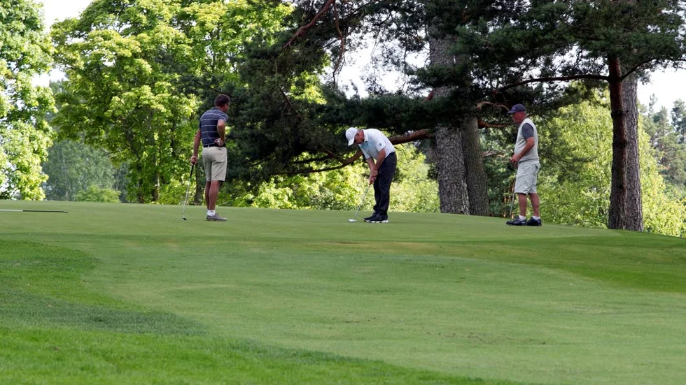 Golf. Spelet som funkar även för dem som bara är medelmåttor. Som Berndt Tiberg.