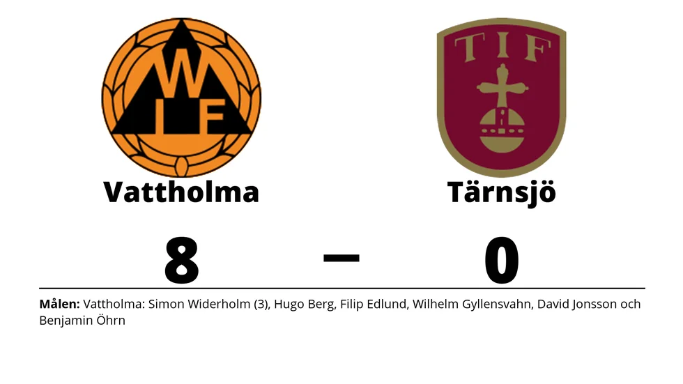 Vattholma IF vann mot Tärnsjö IF
