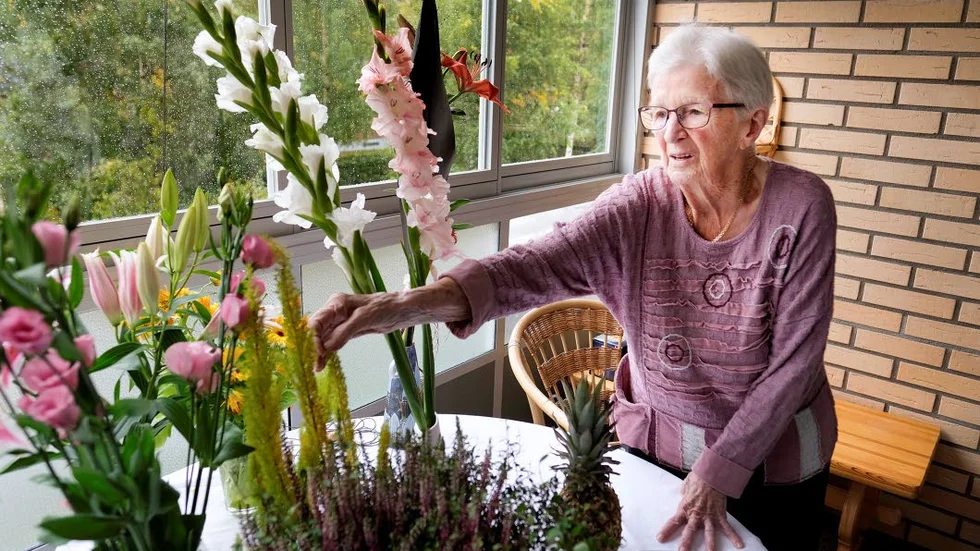 Fyllt år. Den 9 september var det stort 90-årskalas hemma hos Irma Hedkvist.