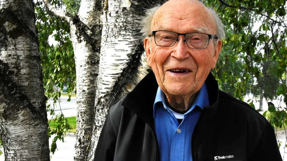 rekord. Nu statsar Evert Johansson, 95 år, på ett nytt insamlingsrekord på 200 000 kronor.