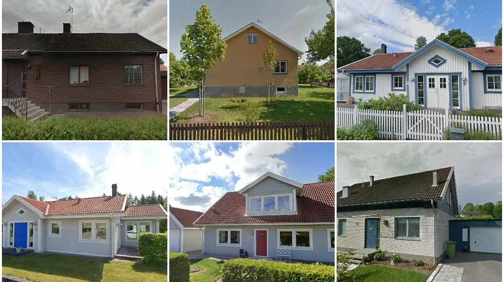 Lysingsgatan 10, Konvaljegatan 11, Jordbruksgatan 9, Persiljevägen 3B, Brukaregatan 21 och Hällebovägen 42