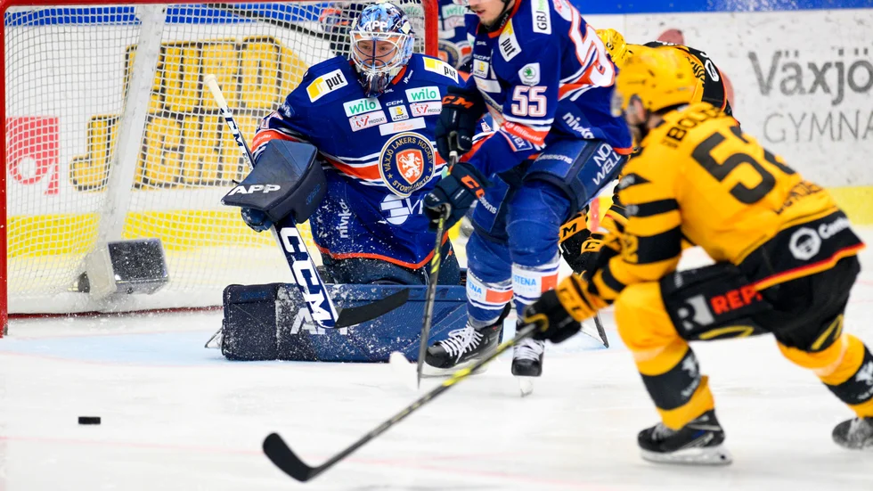 Växjö och Skellefteå under SM-finalen den gångna säsongen. Arkivbild.