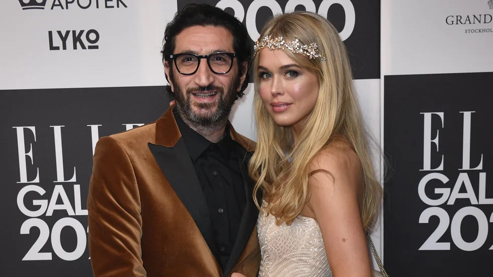 Fares Fares och Clara Hallencreutz väntar sitt andra barn tillsammans. Arkivbild.