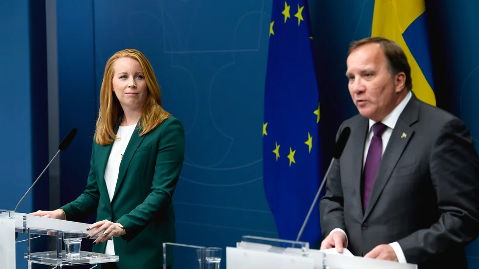 Trots att de samarbetat genom januariavtalet i snart två år har Centerledare Annie Lööf och statsministern och S-ledaren Stefan Löfven (S) bara hållit pressträff tillsammans en enda gång, här inför budgeten för 2021. Arkivbild.