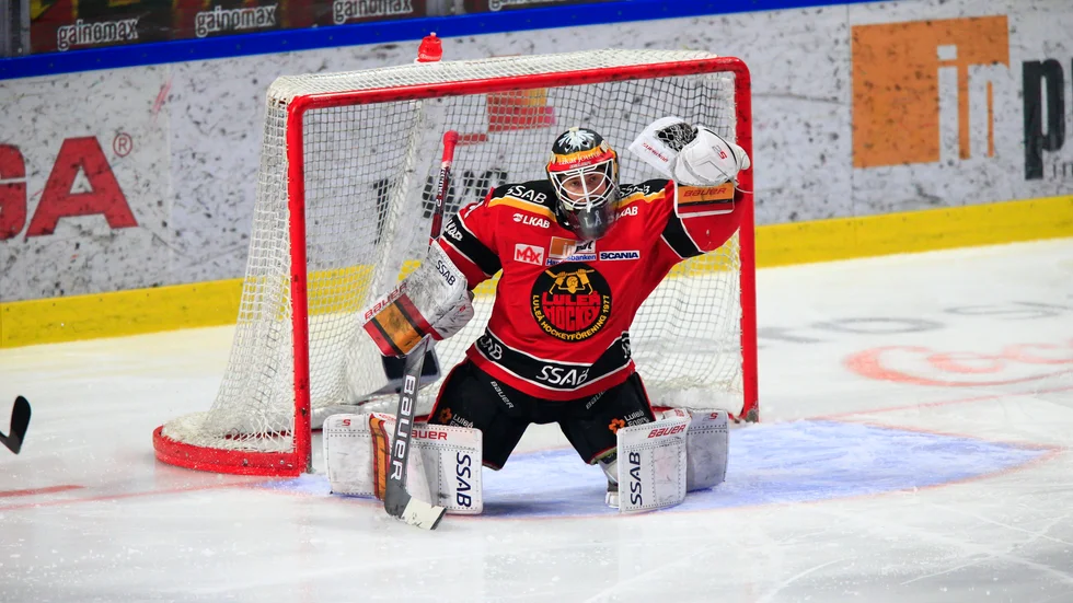 Joel Lassinantti under sin förra sejour i Luleå. Arkivbild.