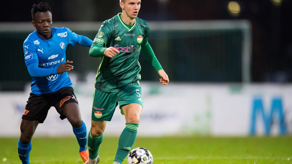 Samuel Leach Holm missade straff mot Trelleborg. 