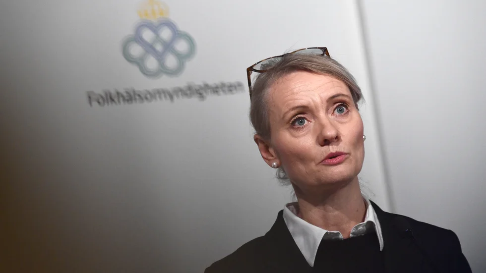 Karin Tegmark Wisell, avdelningschef, Folkhälsomyndigheten, kommenterade Östergötlands låga testkapacitet under tisdagens myndighetsgemensamma pressträff om coronaläget.