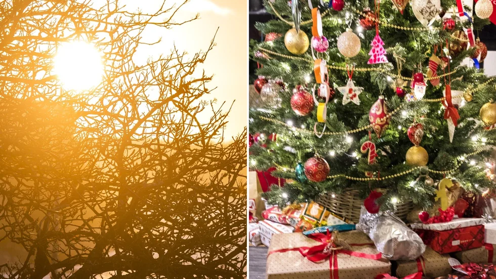 Solen sken till sist över Visby. I samband med det att solen kom så kan SMHI även berätta om julvädret. 