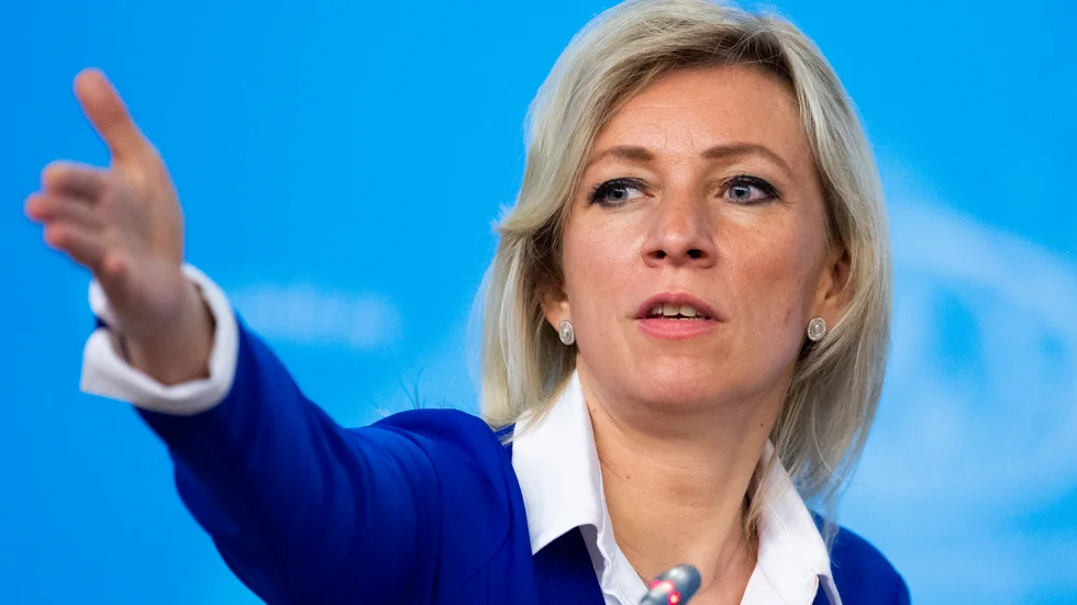 Ryska UD:s talesperson Maria Zakharova säger att de brittiska sanktionerna "förbryllar" Moskva. Arkivbild.