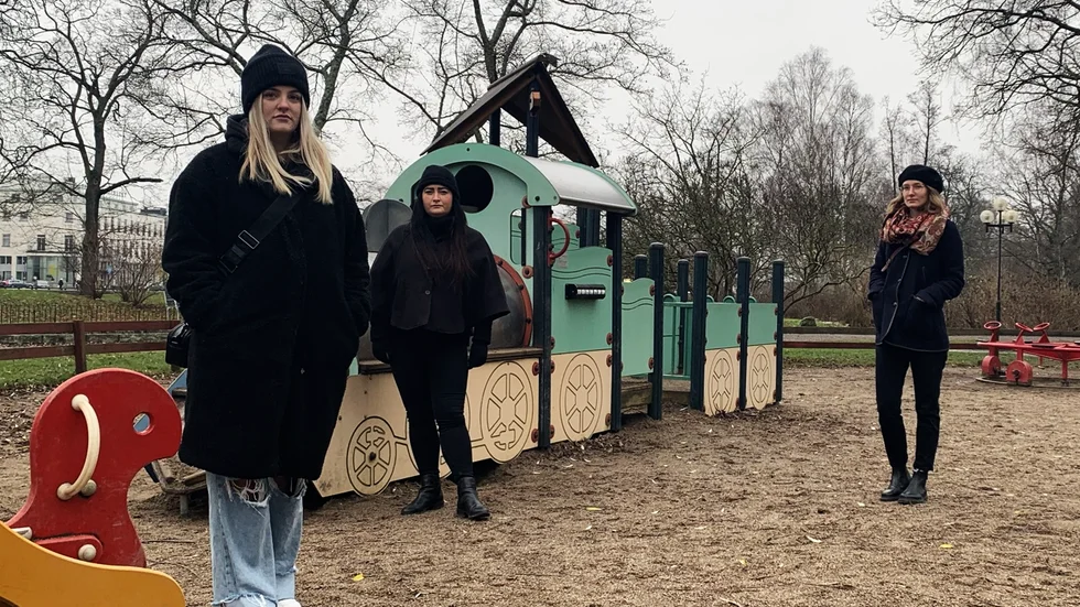 Wilma Gustavsson, Johanna Gelevski och Nikolina Hiltula upplever inte att deras oro tas på allvar av de ansvariga på MDH.