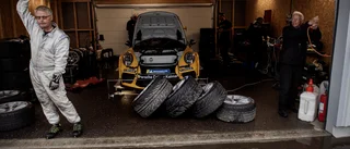 Tungt väder på Porsche Cup i Fällfors