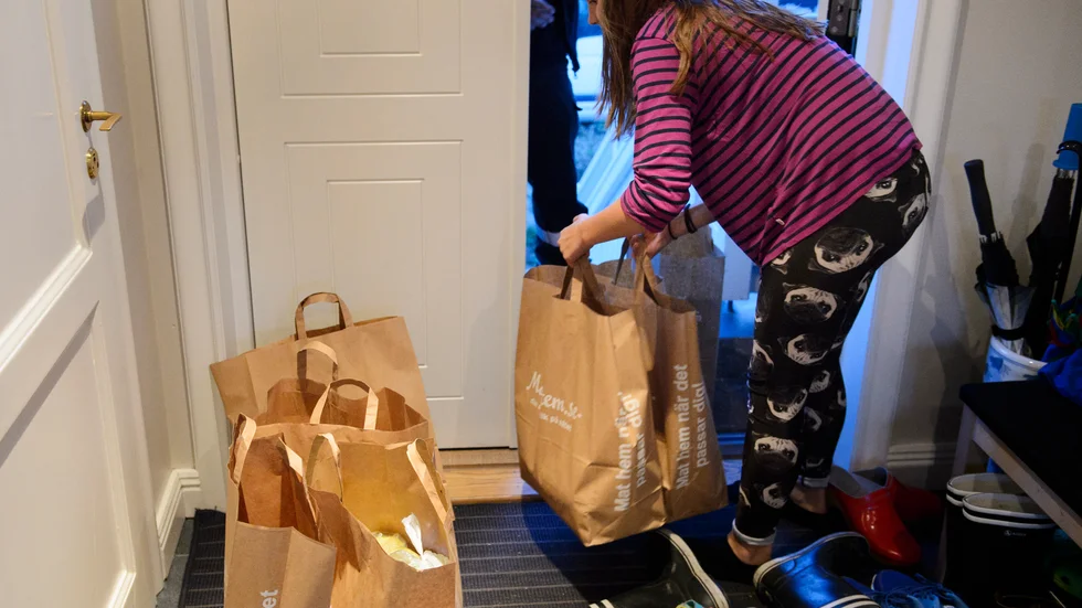 Hemleverans av matkassar från MatHem.