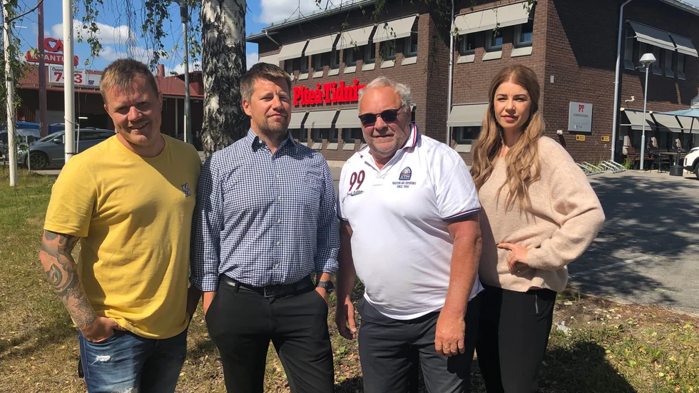 Juryn för Årets Pitebo hoppas på många nomineringar även i år. Från vänster, Fredrik Nilsson, PDOL, Sebastian Sandsten, PT, Svante Blomquist, PDOL och Mari Gustafsson, PT. (Arkivbild)
