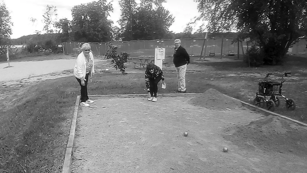 Boule var en av de aktiviteter PRO Skurholmen bjöd på.
