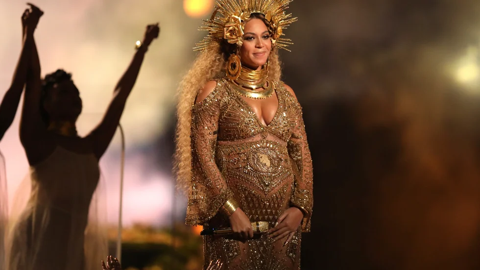 Den amerikanska popstjärnan Beyoncé, här på scen 2017. Arkivbild.