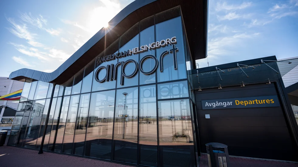 En klimataktion försenade ett plan på väg till Arlanda från Ängelholm/Helsingborg Airport. Arkivbild.