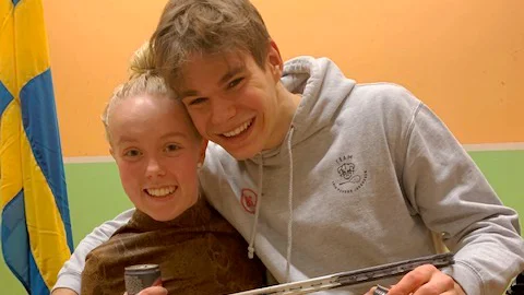 Anna Kaiding och Erik Jacobsson representerar Skellefteå på landslagsläger när squashen drar igång igen.