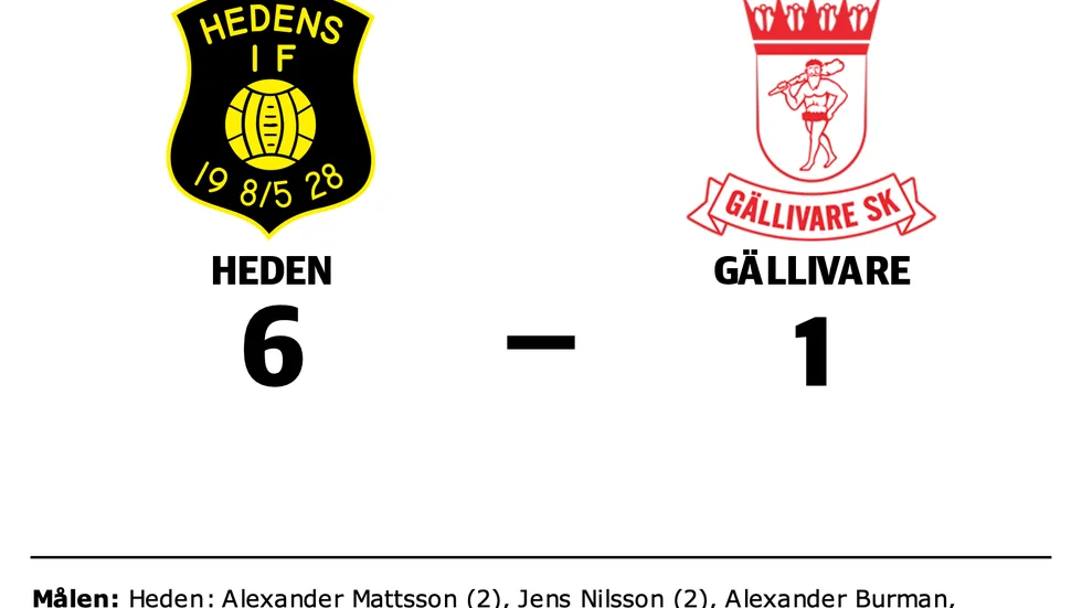 Heden vann mot Gällivare