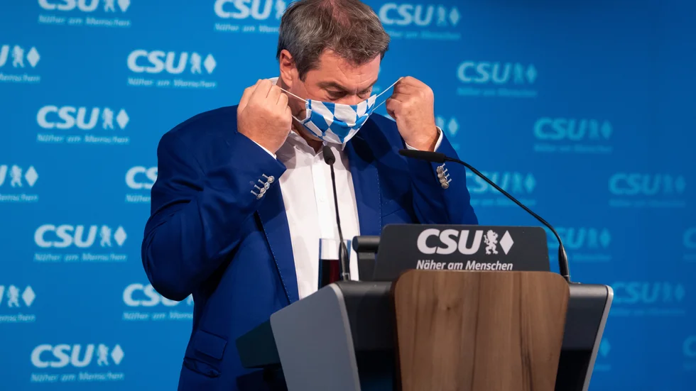 Markus Söder, ministerpresident i delstaten Bayern. Arkivbild.