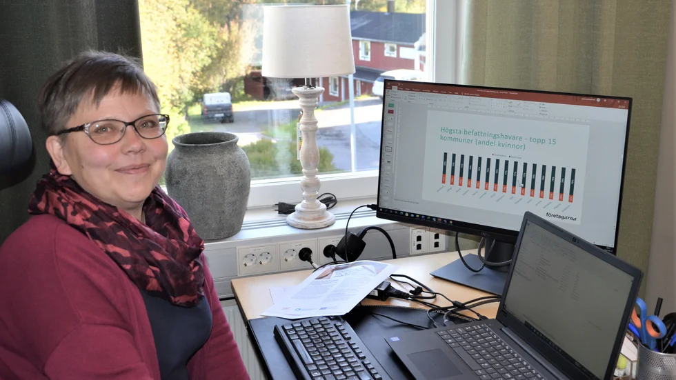 Projektledare för W-Power Päivi Sainio Rohner är tillfreds med Jokkmokks femteplats bland landets kommuner gällande kvinnligt företagande. Men allt kan bli bättre.